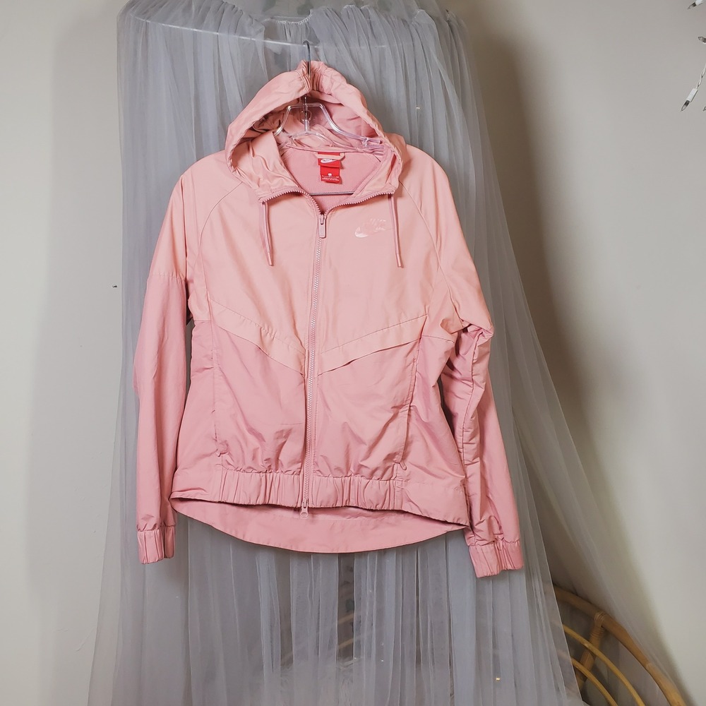 Vintage Nike Windrunner Pink Barbiecore Activewear Jacket 80s‎ 90s Over Size S